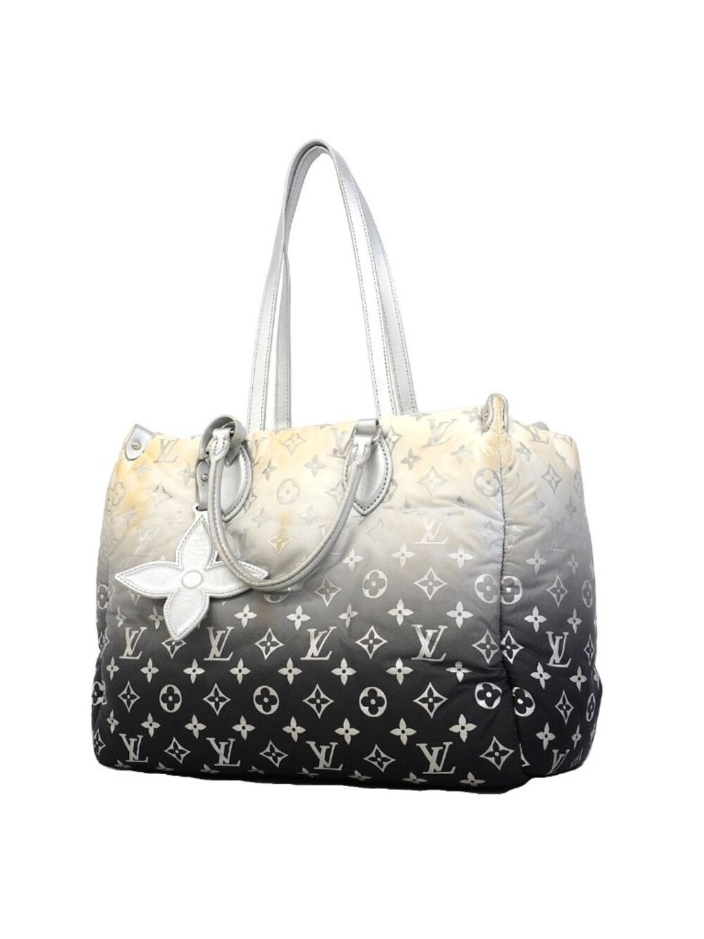 Louis Vuitton Tote Bag Monogram Nylon LV Ski On The Go MM Frost 2-Way